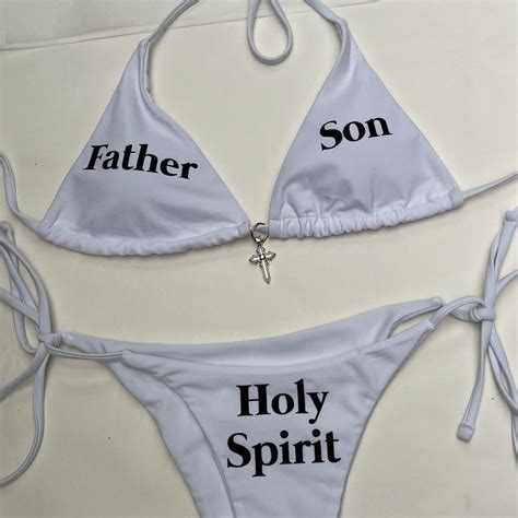 Father Son Holy Spirit Swimsuit .